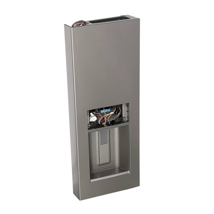 fridge door, left, stainless, 360x944x212