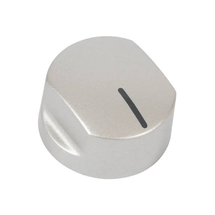 Silver Gas Hob Control Knob