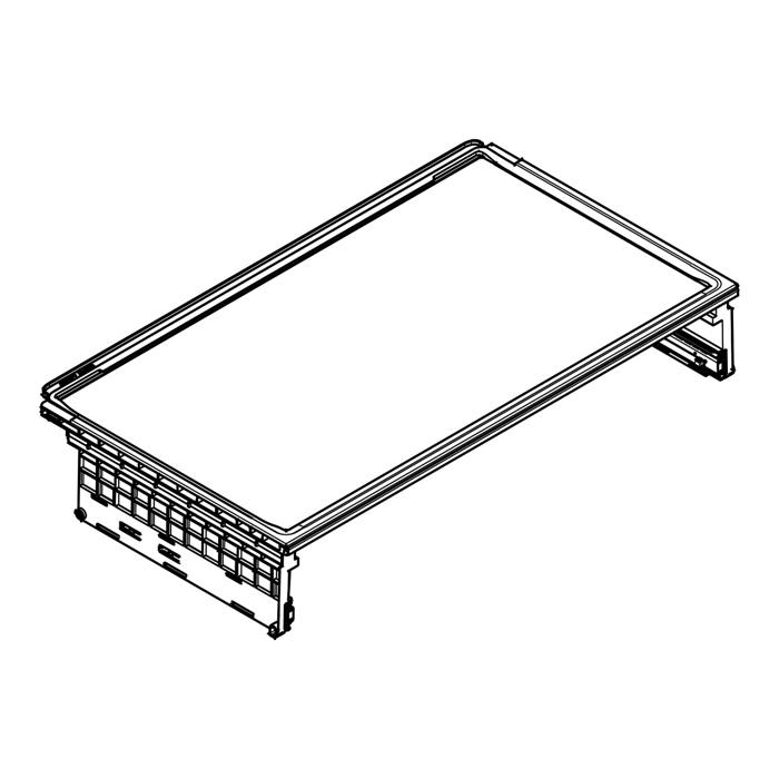glass panel assembly,silkscreened,672.8x381.4mm