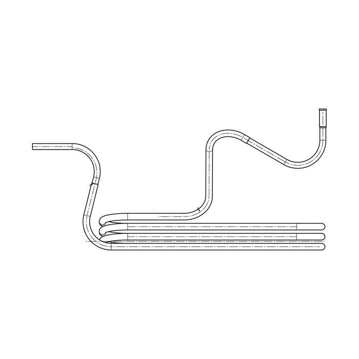 drainage heater, tube,