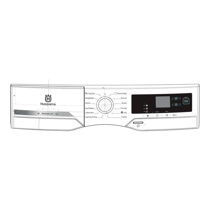 control panel,white,Husqvarna,SV,SYM