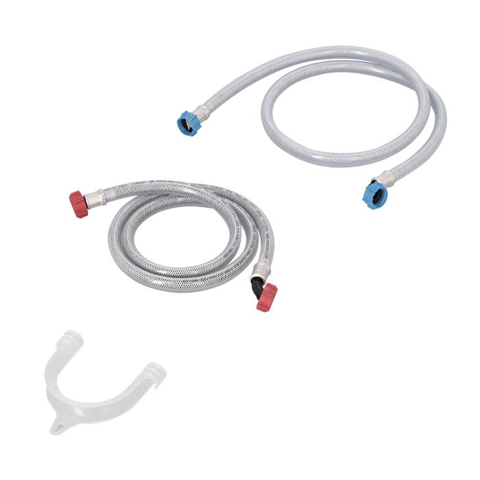 inlet hose, water, 2 pcs., H&C,1500mm