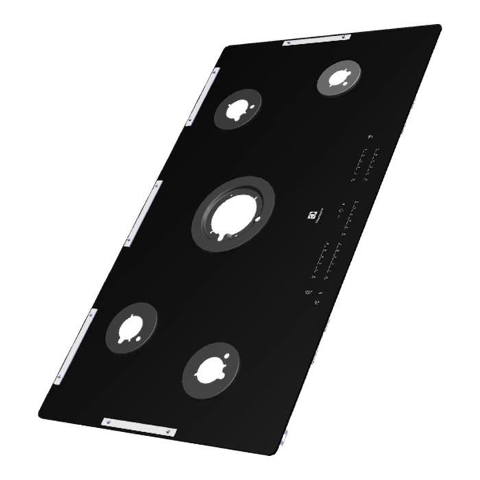 work top, black, AEG, 890x510mm