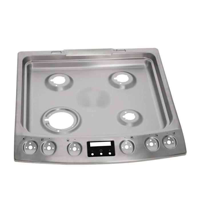 work top, stainless, 536x637,5mm