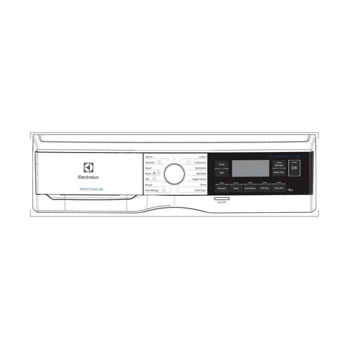 manöverpanel, vit, Electrolux