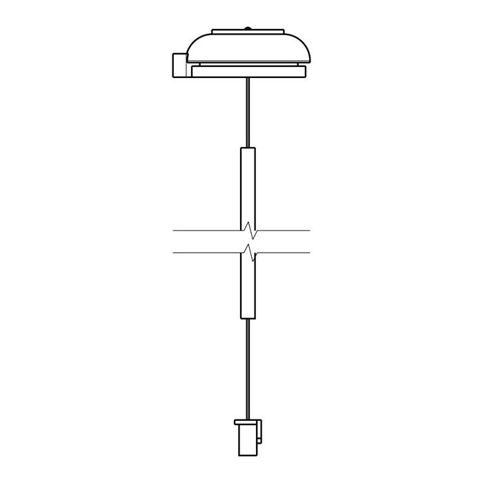 temperaturføler, rulle, 450mm