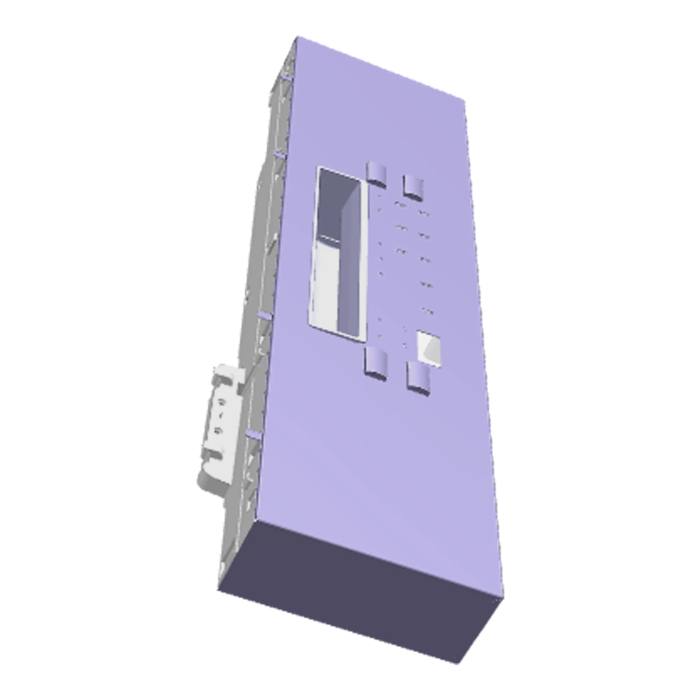 control panel, Electrolux, inox, 450mm,EDW1850