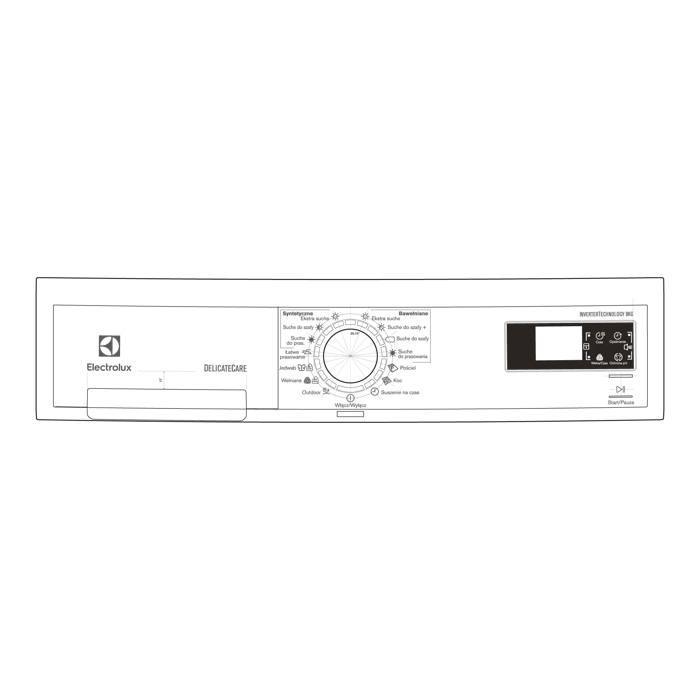 panel obslugi,uchwyt,Electrolux,EDH3989TPW,PL,SYM