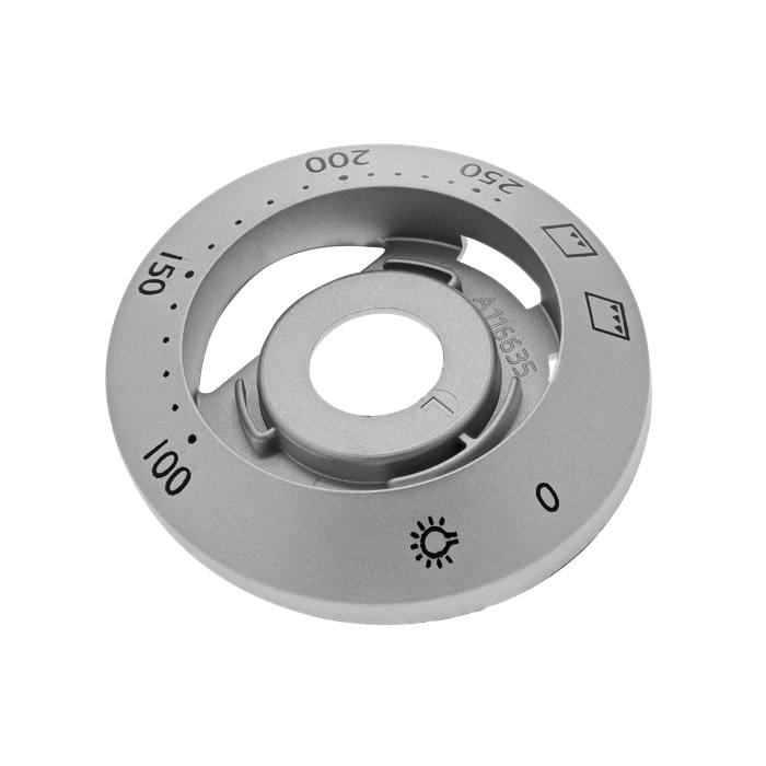 indicating plate,thermostat,inox,0-250, 3+0, TO
