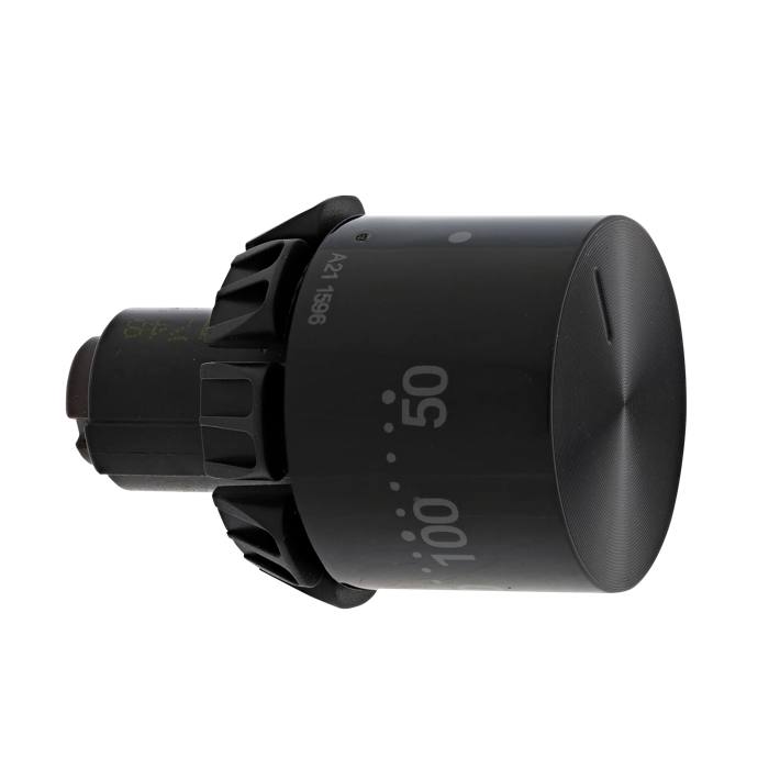 knob, thermostat, black, 0-275