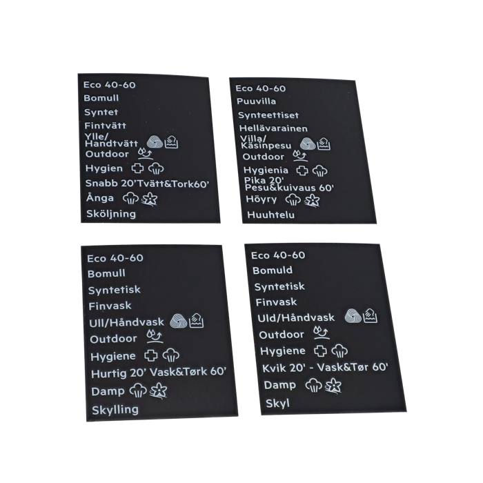 skylt program-, vred, lim, DA,NO,FI,SV
