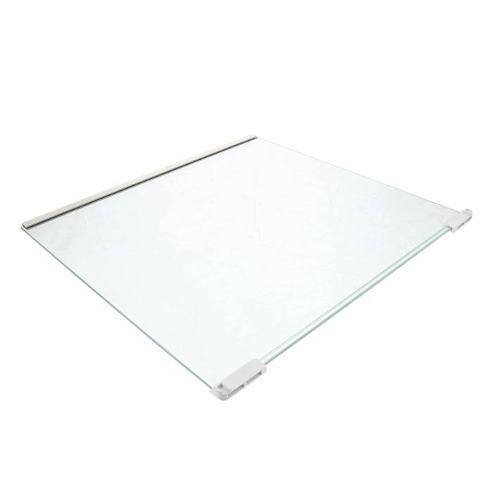 glazen plank, kompleet, stop, 405x385mm