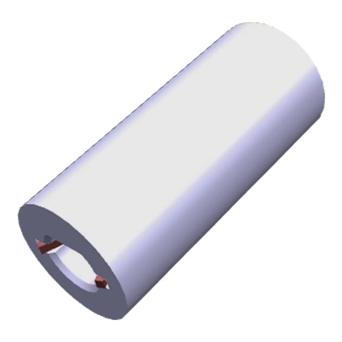 knob, white,