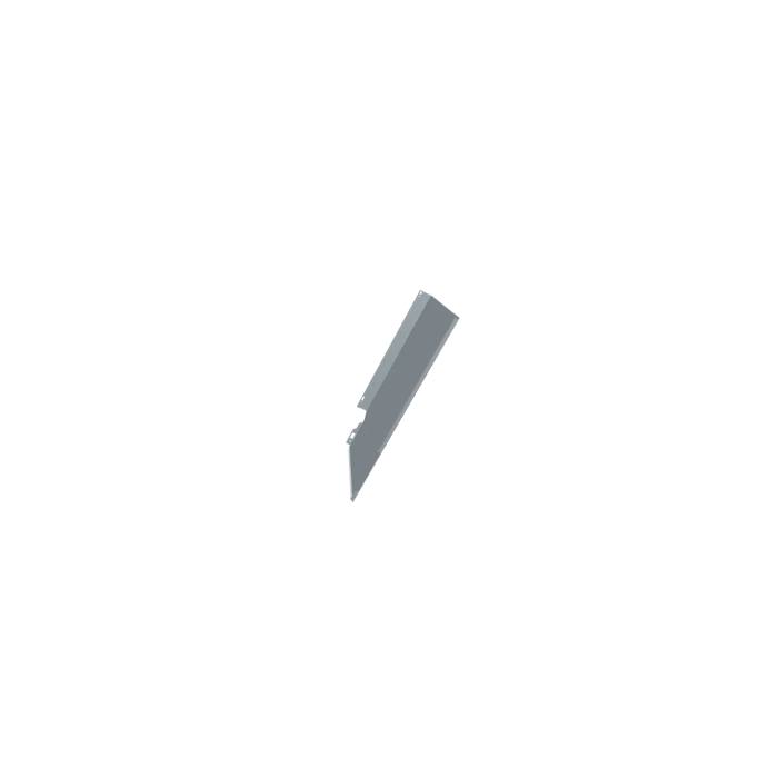 right side panel, white, 519x808mm