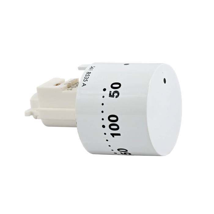 bouton, thermostat, blanc