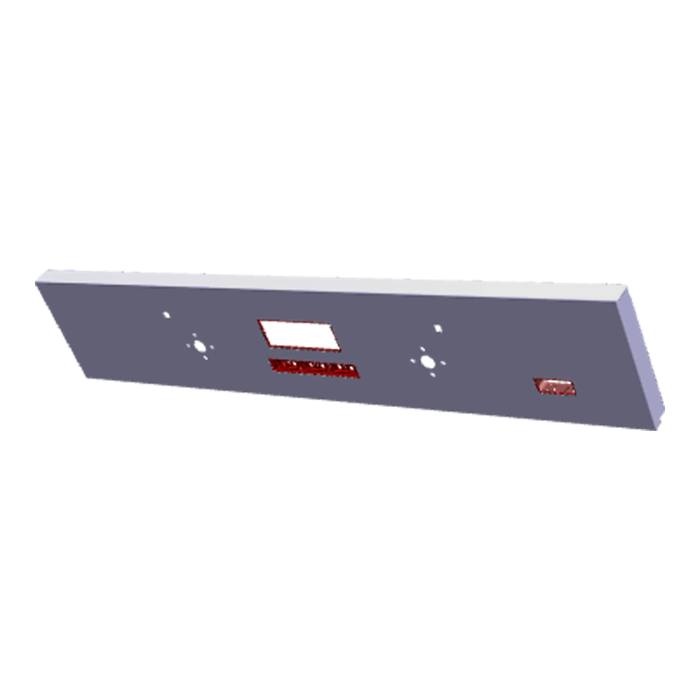 BEDIENBLENDE,INOX,60CM,SET,2K