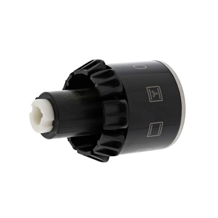 knob, function, black, 7+0