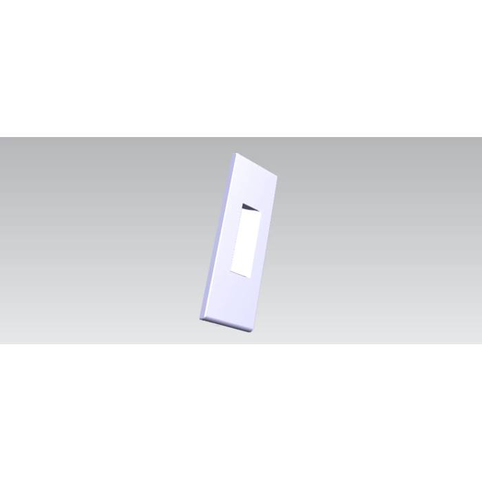 front panel, Box freezer, neutral, trans 7504,H153.5mm