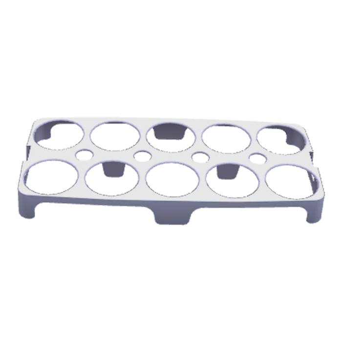 Egg holder, white, 234.7x107.9mm