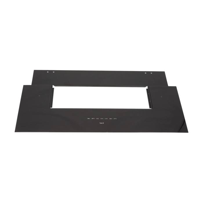 front panel, glass, black, BEST