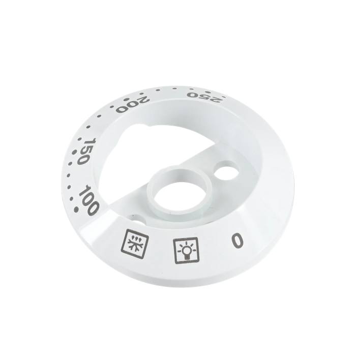 indicating plate,thermostat,white,0-250,2+0