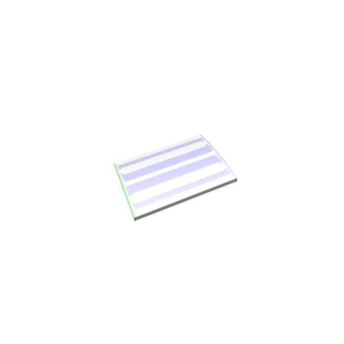 freezer door, inox, 590.5x785mm, VIP