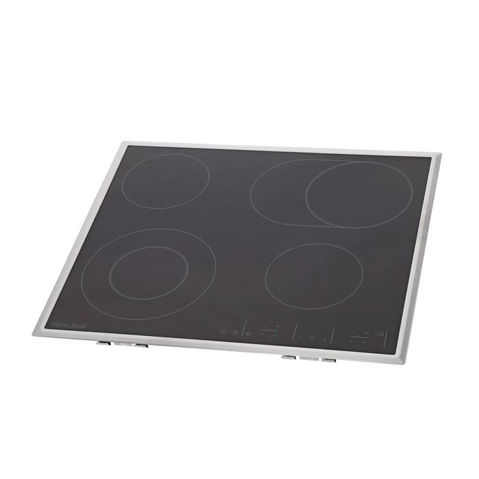 Glasplatte mit Rahmen,Inox,Dieter Knoll Collection,576x506mm