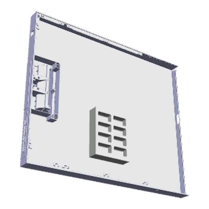 luckans ytterpanel, rostfri, F66672M0P