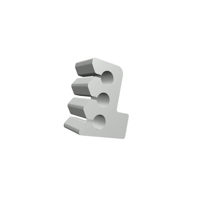 afstandshouder, demper, 3-wegs,