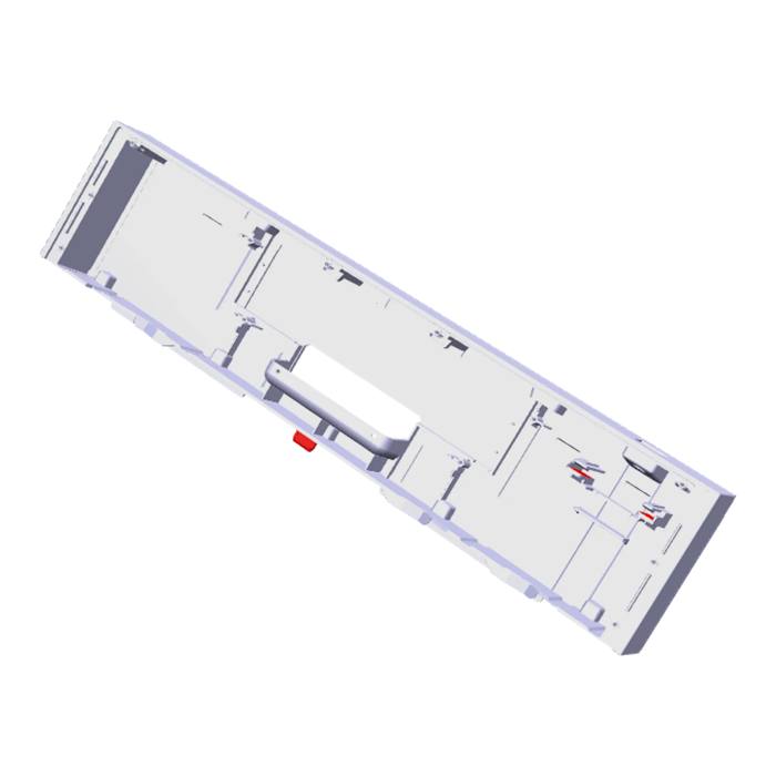 control panel, inox, Electrolux, EDW1850,[545mm]