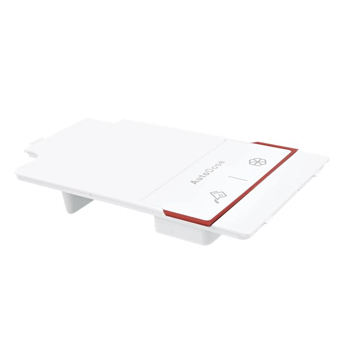 deksel, zeepbakschuif, rood, Autodosing