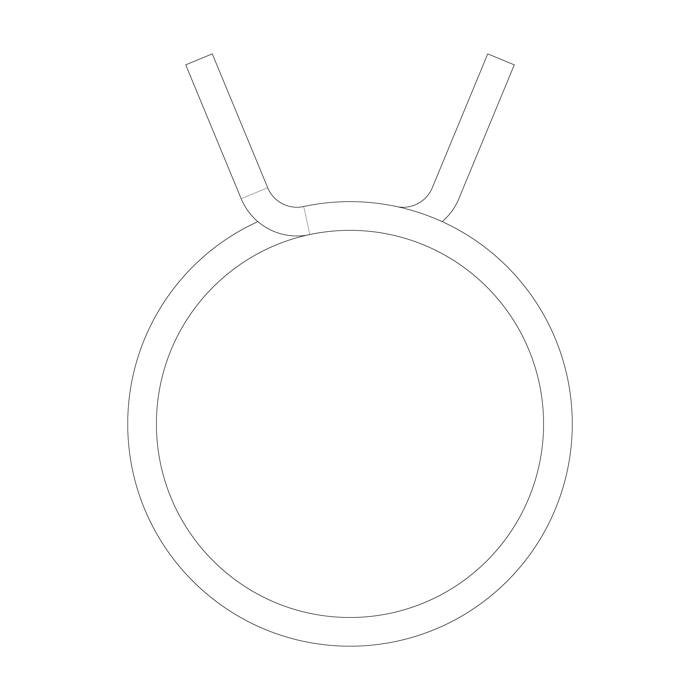 clamp, outlet hose, 35,6MM