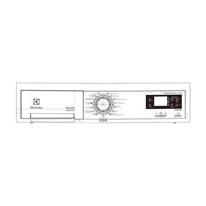 Bandeau,poignée,electrolux,eww