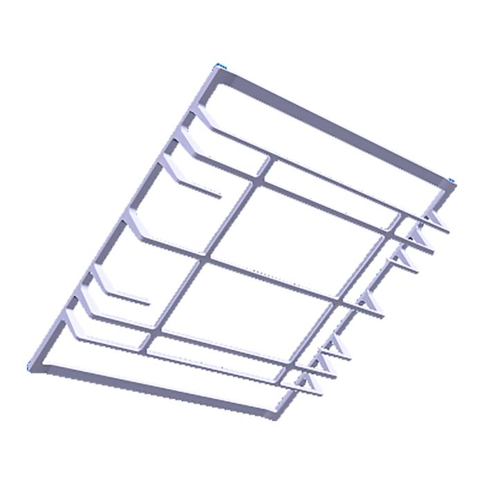 grid, pan support, central