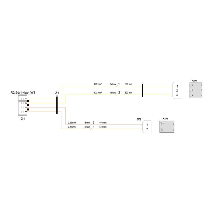 harness, water tank, door switch