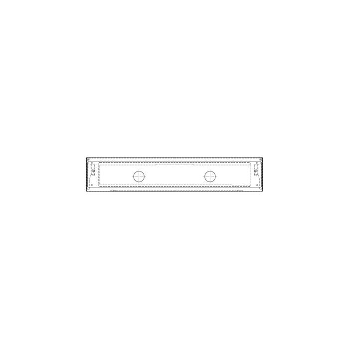 control panel, inox, 60cm, SET, 2K