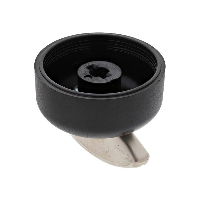 turning knob, gas, black