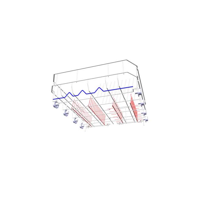 Panier lave-vaisselle,fond,gri
