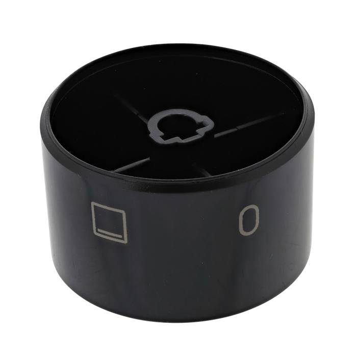 knob, function, black, 5+0