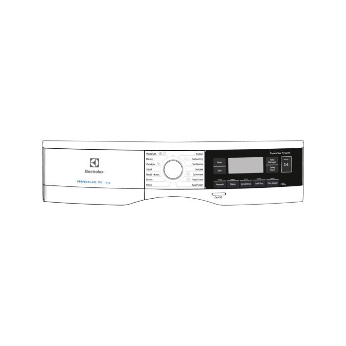 control panel,white,Electrolux,EN