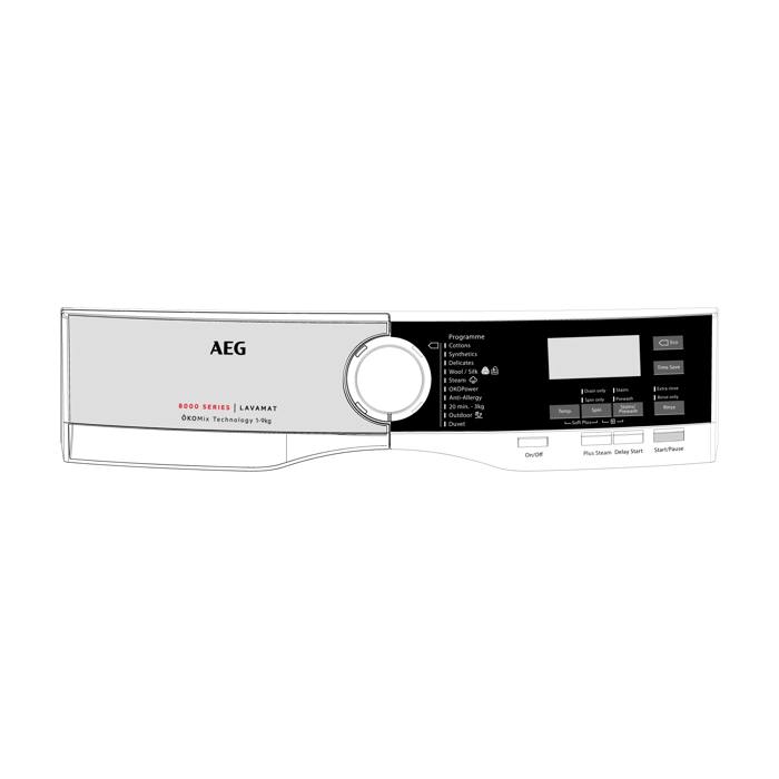control panel, white, AEG