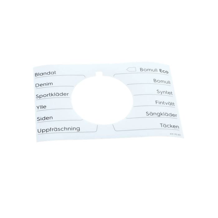 programme plate,knob,adhesive,SV