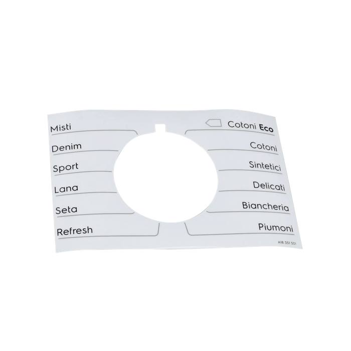 programme plate,knob,adhesive,IT