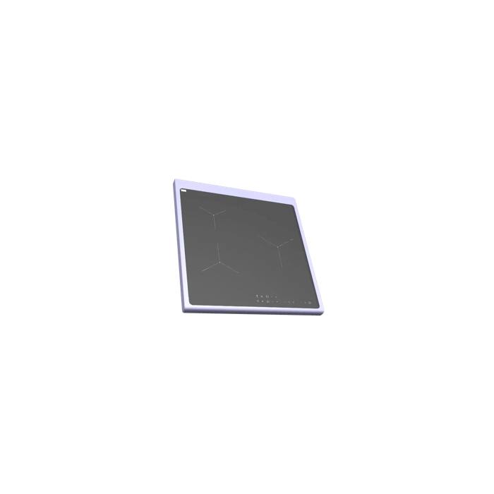 piano con cornice, bianco, 596x600mm