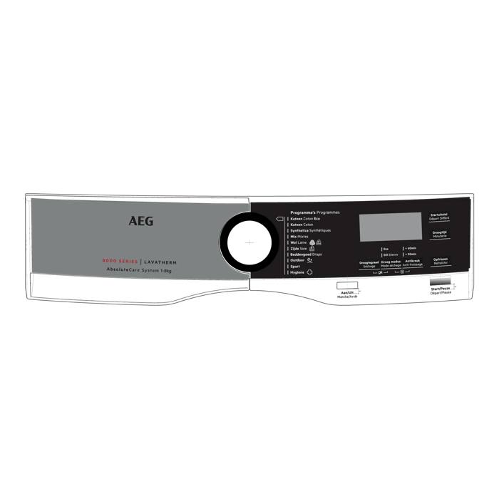 control panel, white, AEG