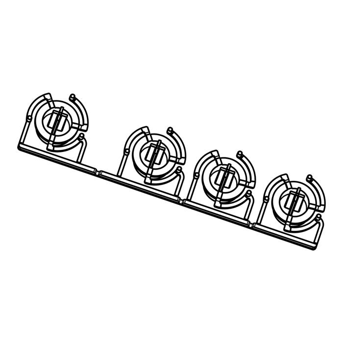 button, inox, 2 Push, C2