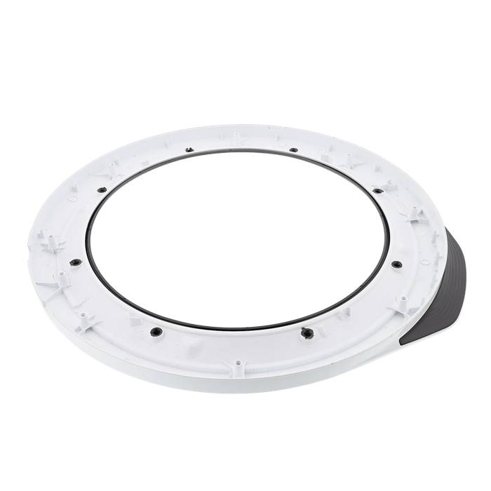 deurkader, voorzijde, wit, Ø490mm