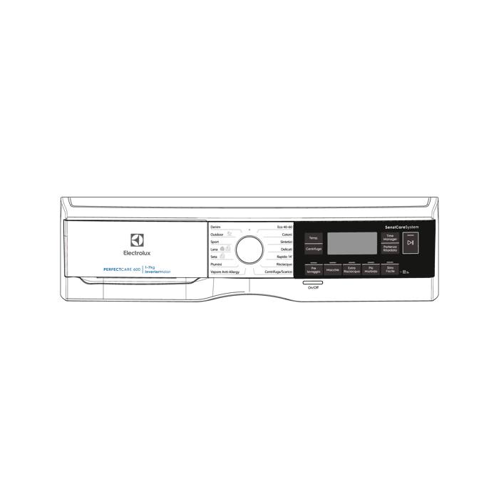 control panel,white,Electrolux,IT
