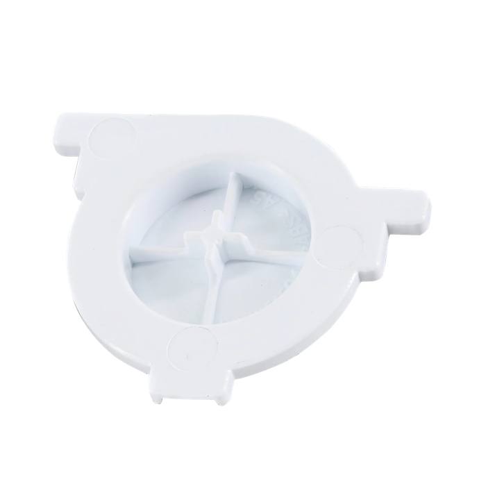 ON/OFF button, white, round, ON/OFF