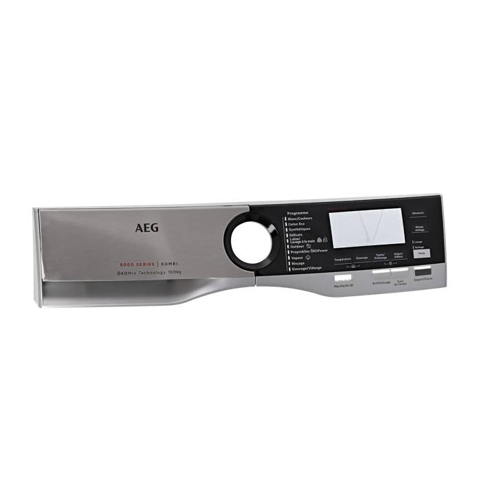 control panel, silver, AEG